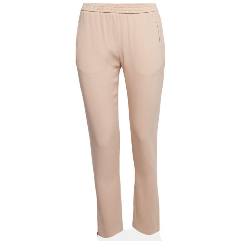 Women's Pink Stretch Crepe Tamara Trousers