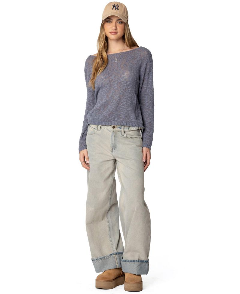 Women's Bri Oversized Boat Neck Sweater