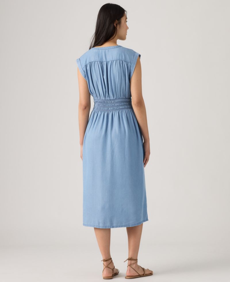 Women's Beatrice Button-Front Midi Dress