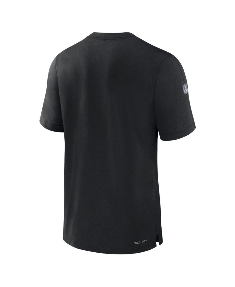 Men's Black Las Vegas Raiders 2023 Sideline Performance T-shirt