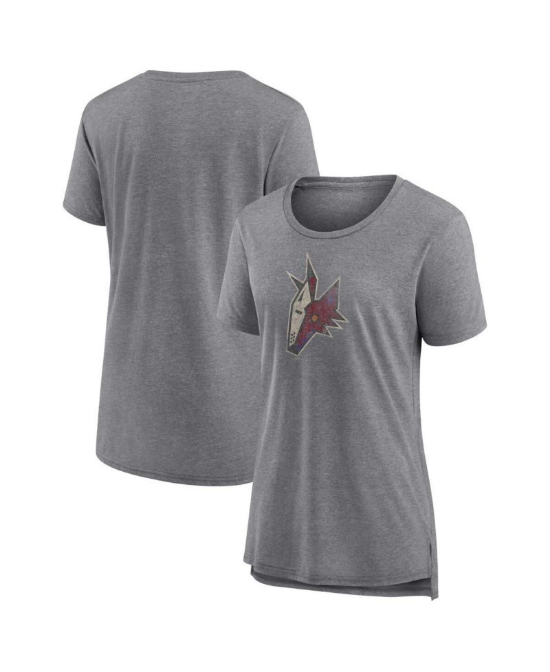Women's Heather Gray Arizona Coyotes Special Edition 2.0 Modern T-Shirt