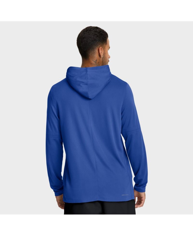 Men's Royal Florida Gators 2025 Sideline Performance Long Sleeve Hoodie T-Shirt