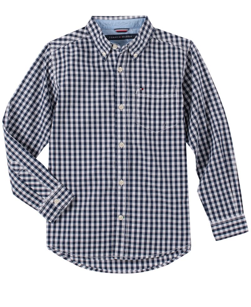 Toddler and Little Boys Baxter Gingham Button-Down Shirt