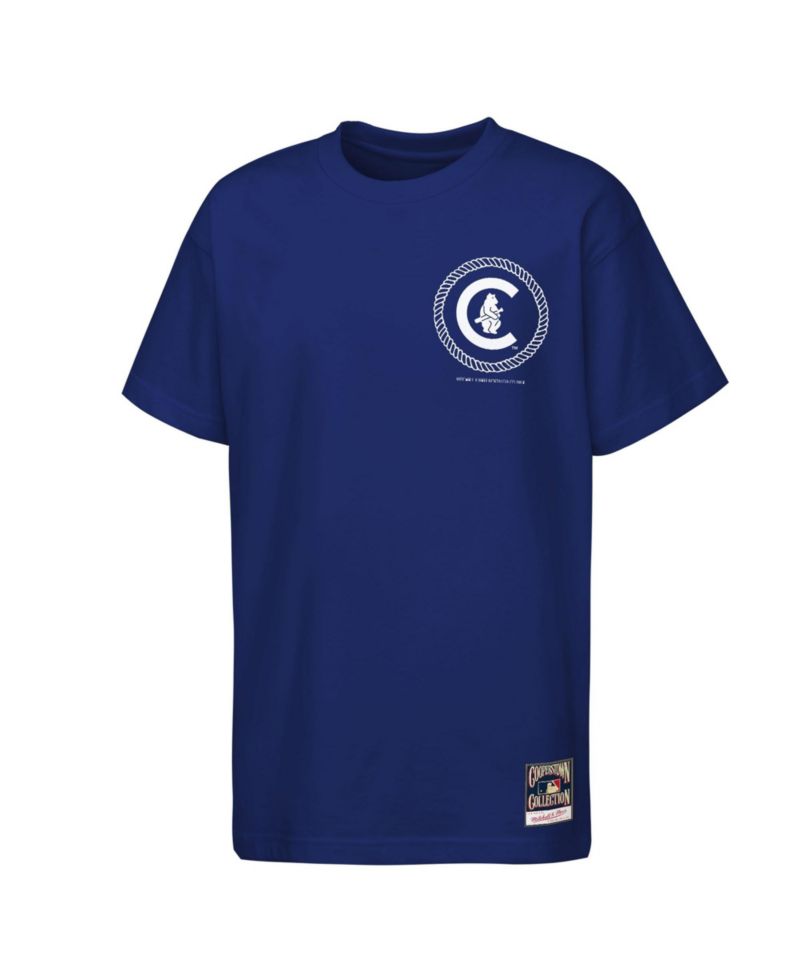 Boys' and Girls' Chicago Cubs Rodeo Rope Vintage-Inspired Crewneck T-Shirt