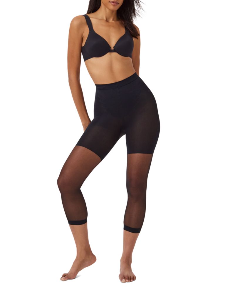 Women's Super Footless Tummy Control Power Capri, also available in extended sizes
