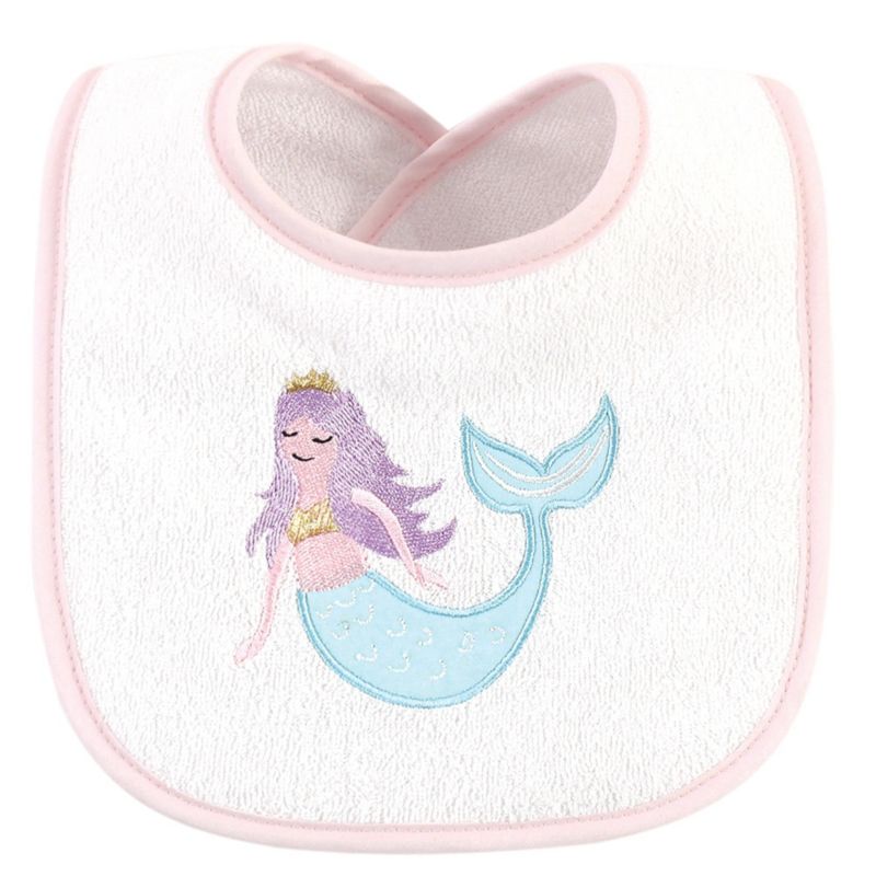 Girls Soft Cotton Dribble Bibs with Inner Fiber Cushion