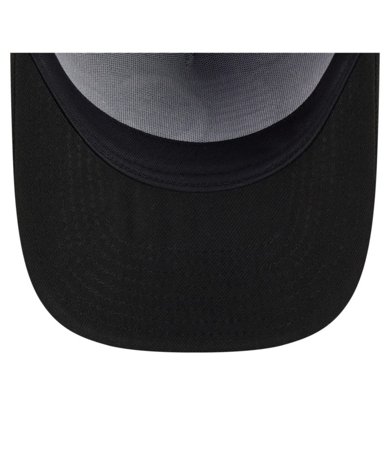 Men's Black Chicago Cubs Motion A-Frame 9FIFTY Snapback Hat