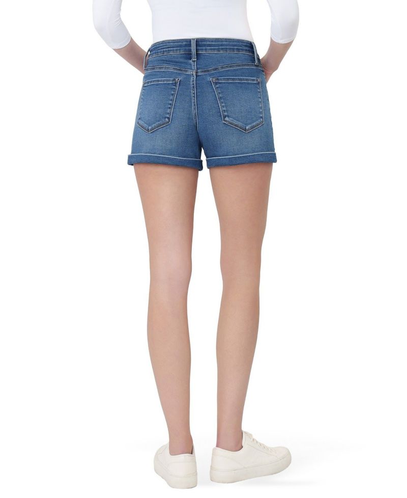 Women's High Rise Super Soft Cuffed Denim Shorts