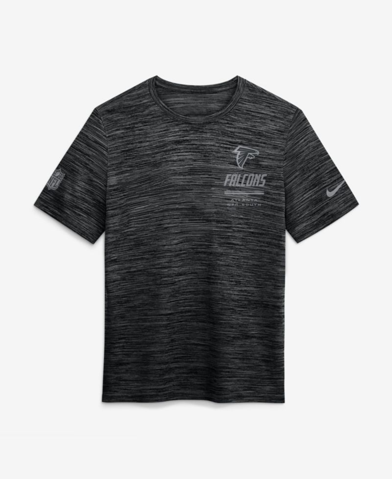 Men's Black Atlanta Falcons Sideline Double Covered Dri-FIT Velocity T-Shirt