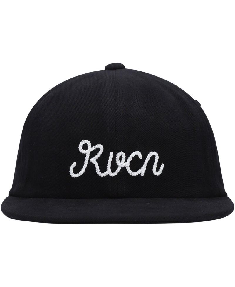 Men's Black Evan Mock Sorry Snapback Hat