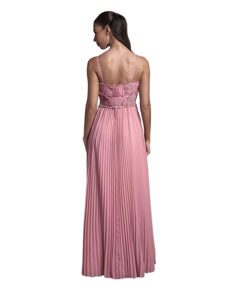 Women's Bridesmaid Dress With Ruffle Detail
