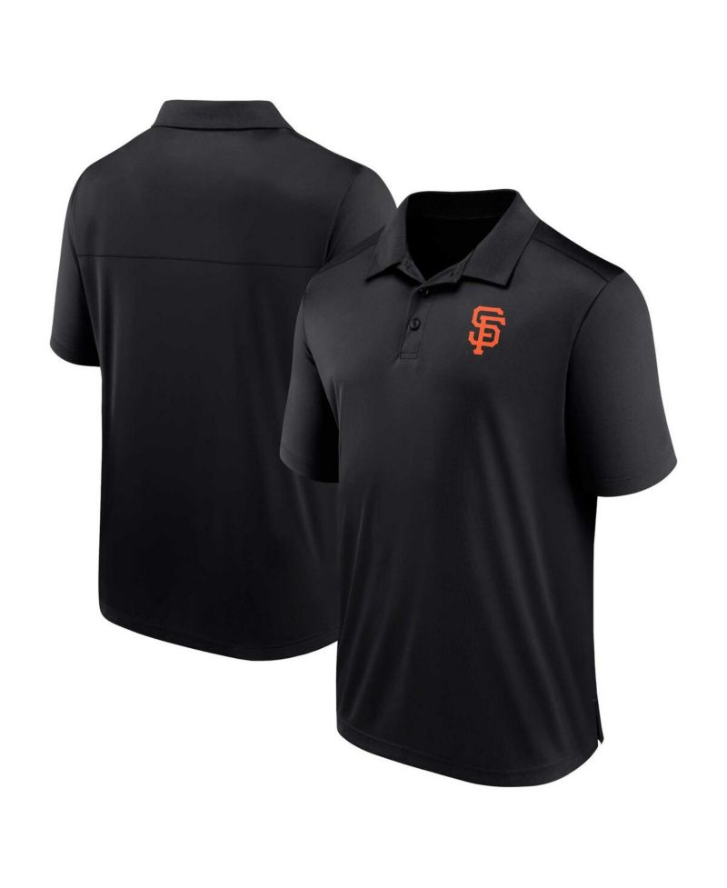 Men's Black San Francisco Giants Logo Polo Shirt