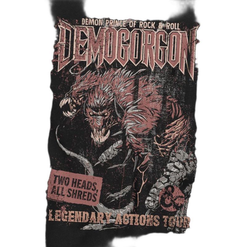 Men's Dungeons And Dragons Demogorgon Tour T-Shirt