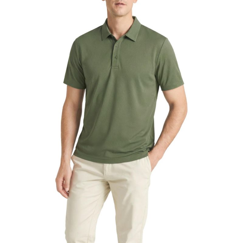 Men's Office-Leisure Collection Seamless Polo Shirt Slim Fit