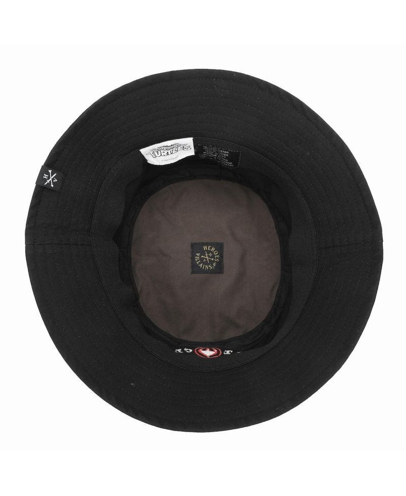 Men's Foot Clan Black Bucket Hat