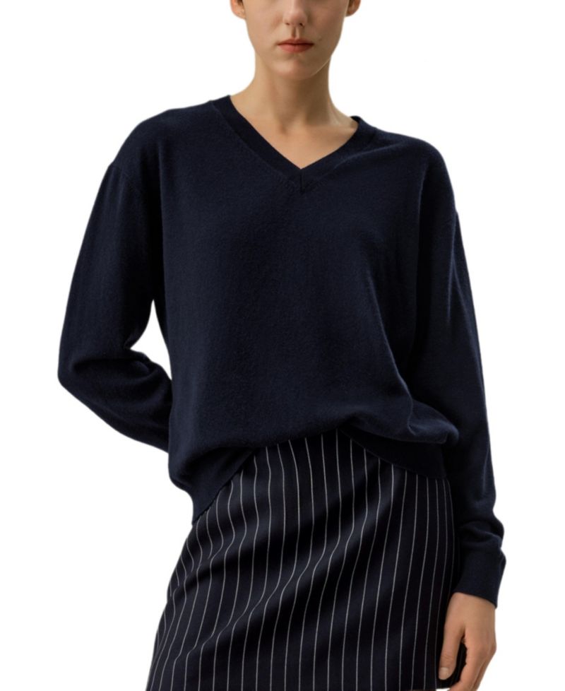 V-Neck Baby Cashmere Sweater