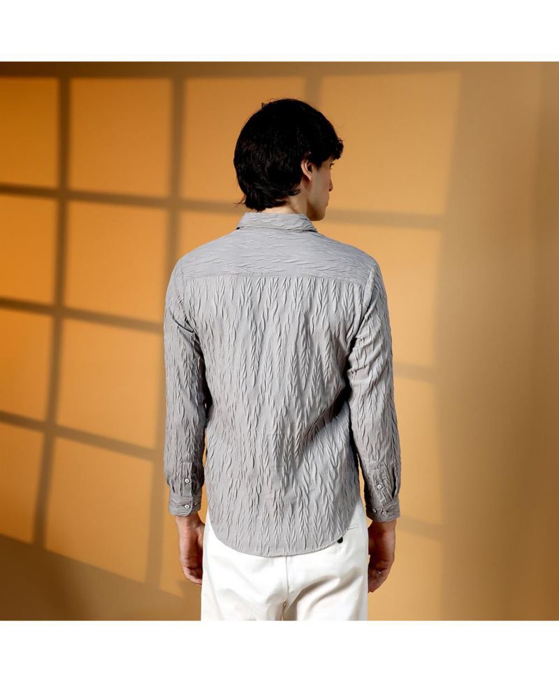 Men's Grain-Textured Shirt