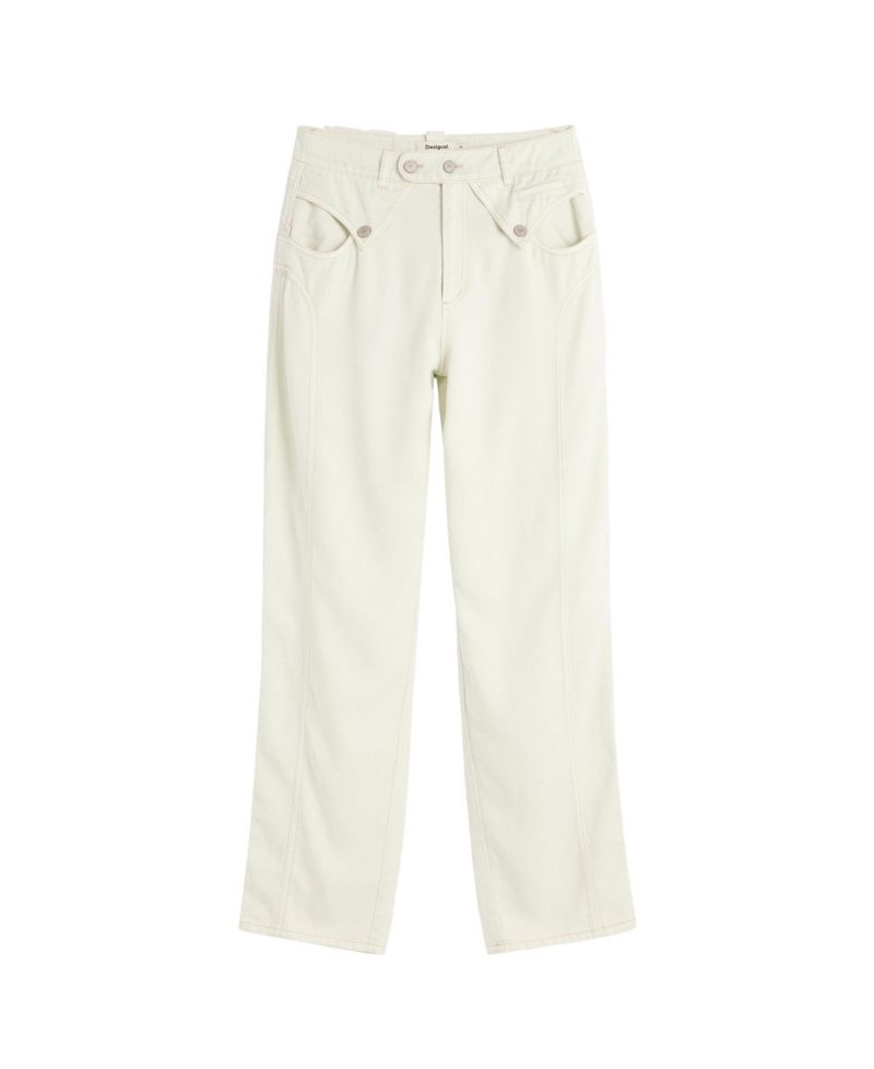 Women's Baggy Pants Buttons