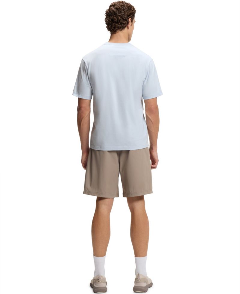 Men's Stretch-Cotton Logo Artwork T-Shirt