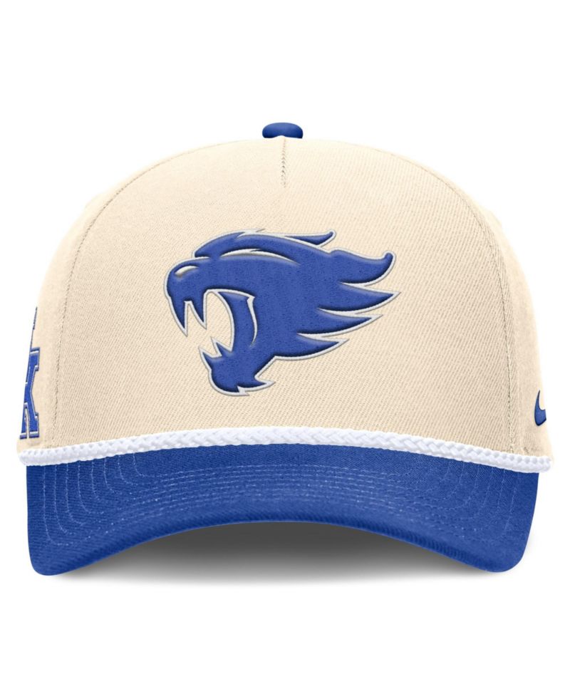 Men's and Women's Natural Kentucky Wildcats 2026 Primetime Natural 5-Panel Rope 2-Tone Rise Hat