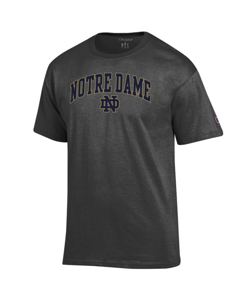 Men's Navy Notre Dame Fighting Irish Arch Over Logo T-Shirt