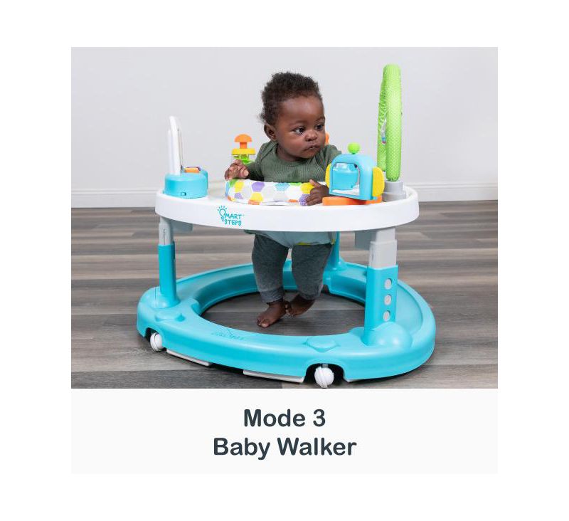 Kids Trend Smart Steps Bounce N Dance 4-in-1 Activity Center Walker - Hexagon Dots