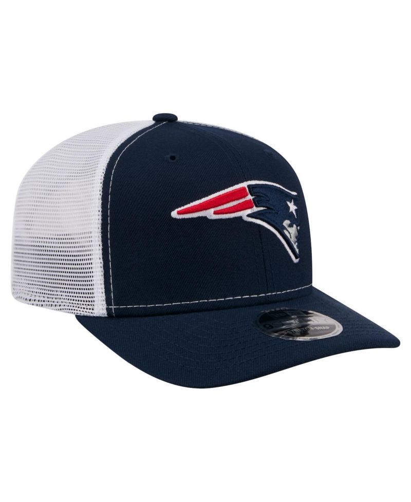 Men's Navy New England Patriots 9SEVENTY Trucker Adjustable Hat