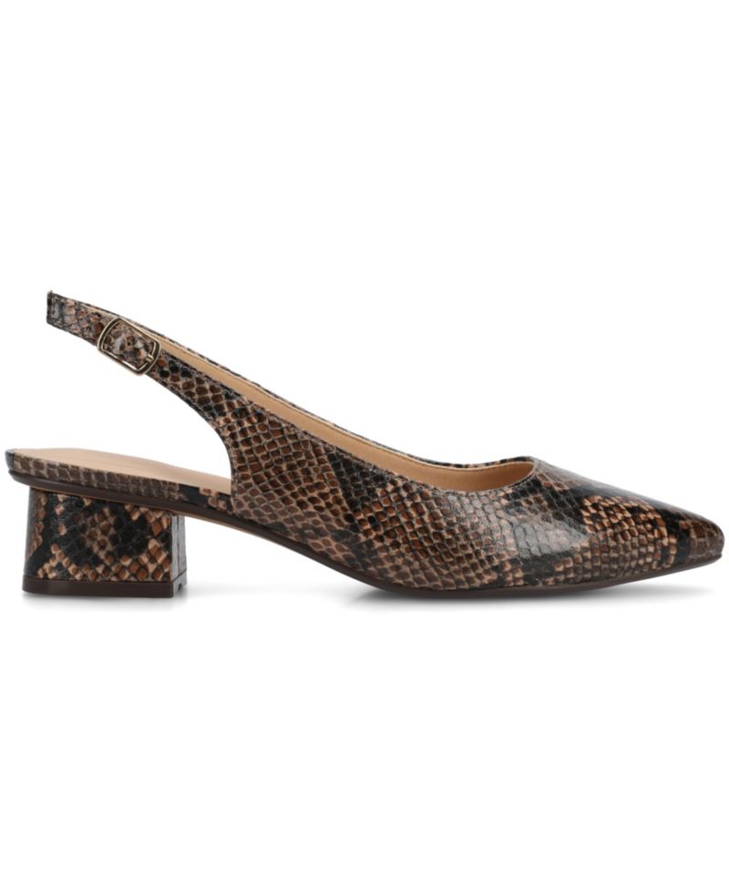 Women's Sylvia Block Heel Slingback Pumps