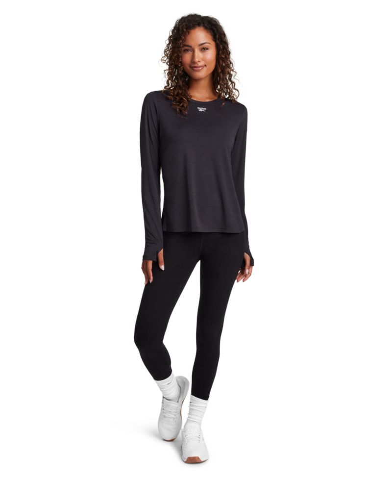 Women's Marled Performance Long-Sleeve Training Top