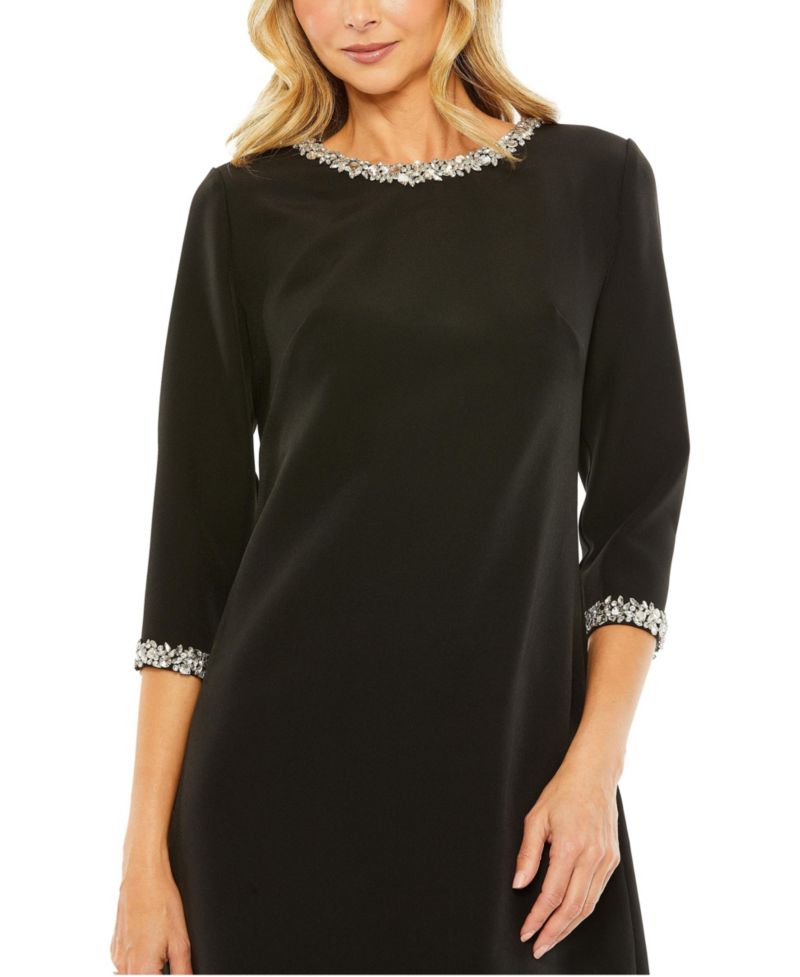Women's Embellished A-Line Cocktail Dress