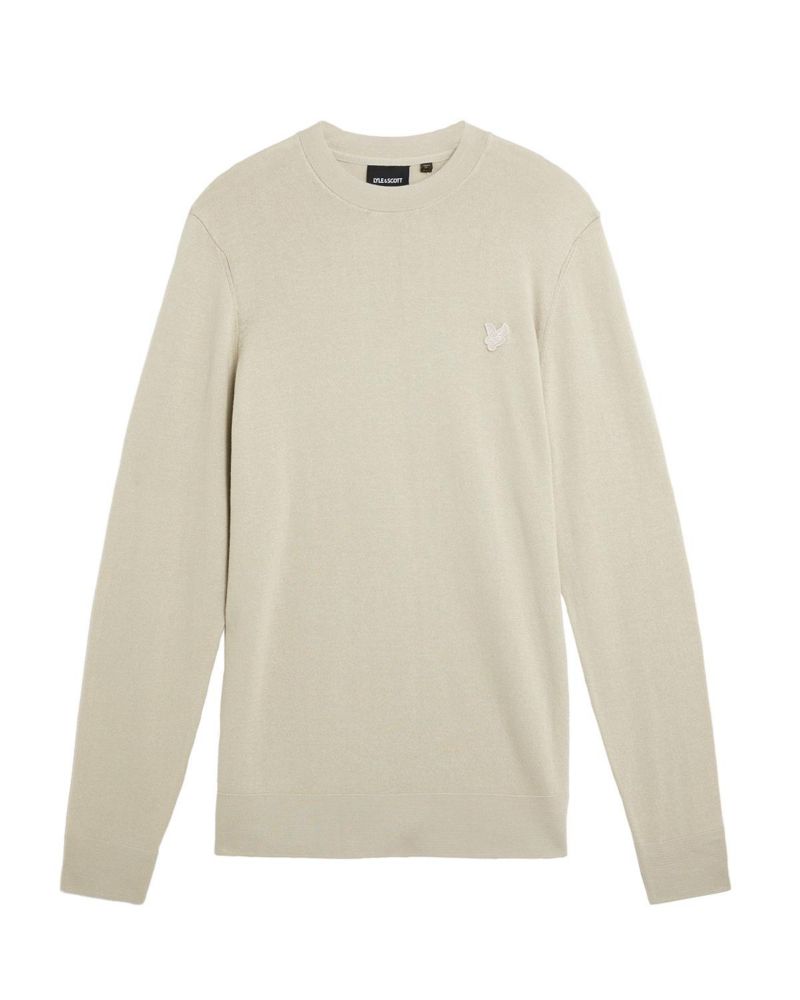 Men's Tonal Superfine Crew Neck Sweater