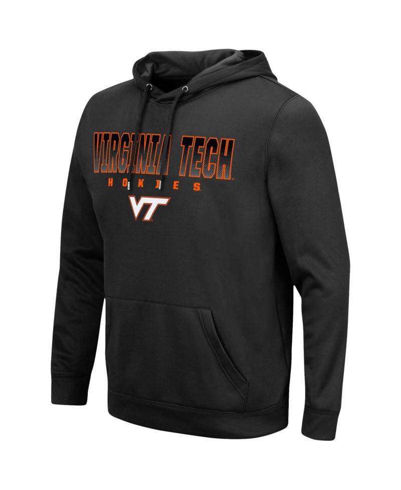 Men's Black Virginia Tech Hokies Blackout 3.0 Pullover Hoodie
