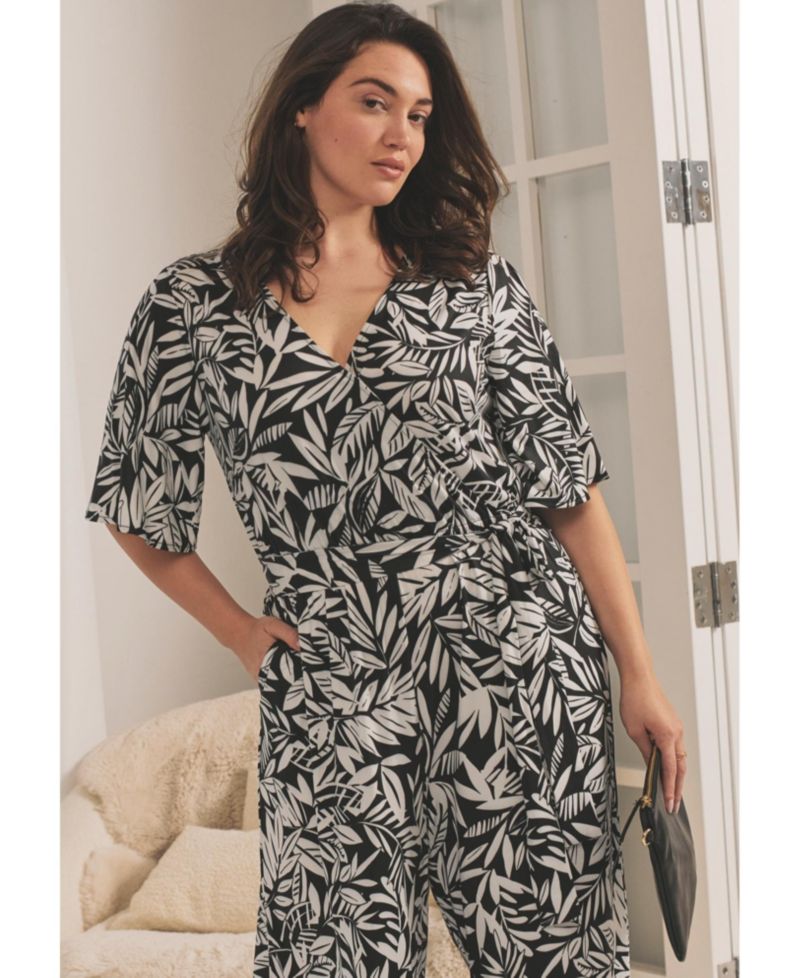 Women's Audrey Faux Wrap Jumpsuit