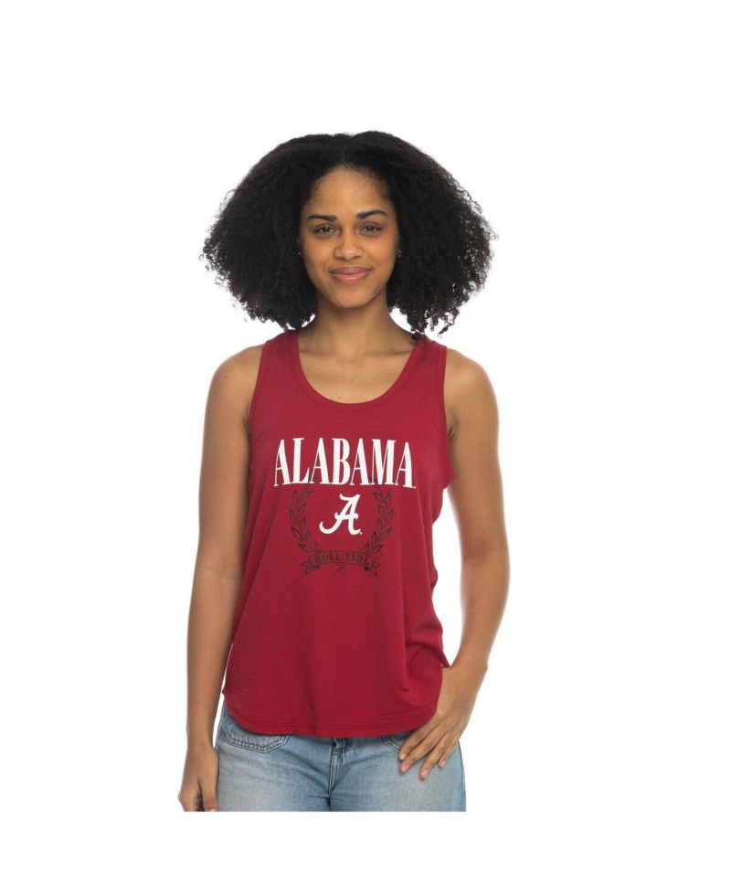 Women's Crimson Alabama Crimson Tide Everyday Tri-Blend Tank Top