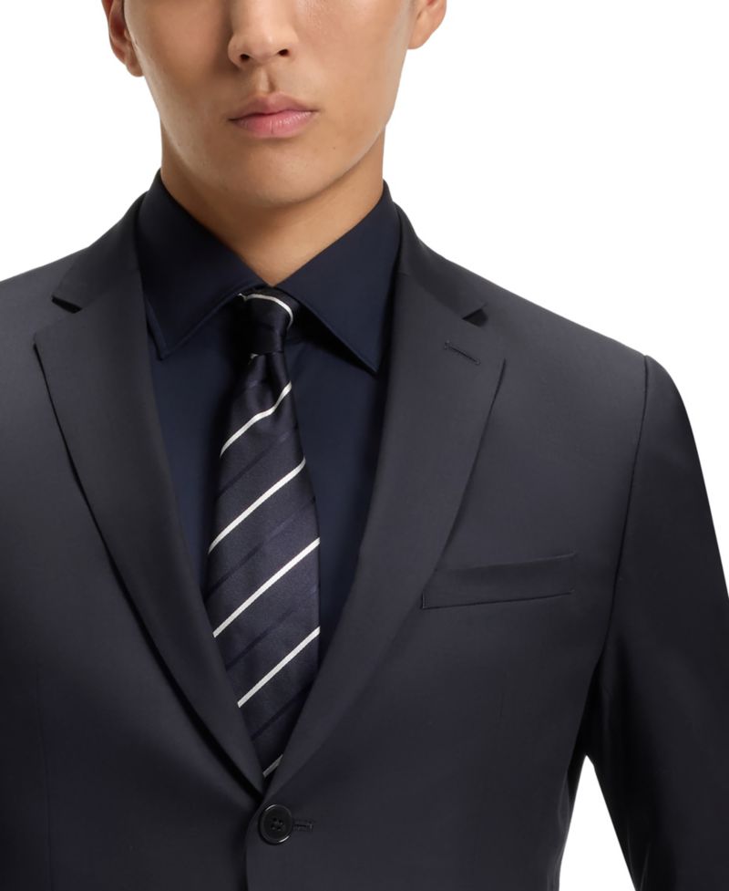 Men's Virgin-Wool Extra-Slim-Fit Suit Jacket