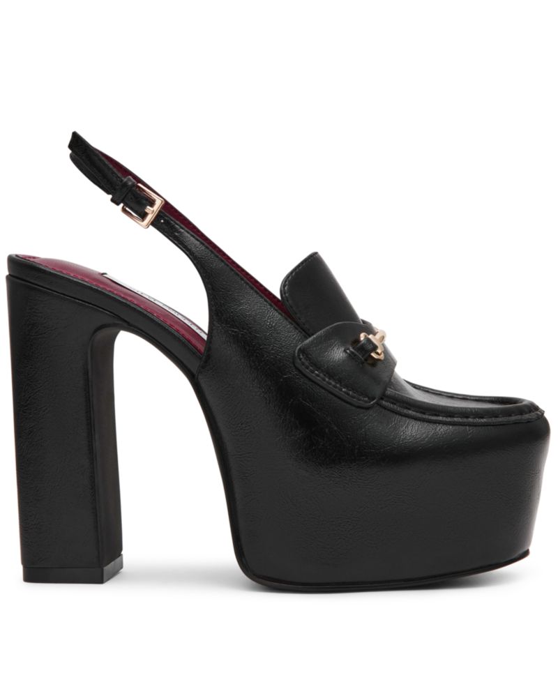 Women's Quinn High Platform Slingback Loafer Pumps