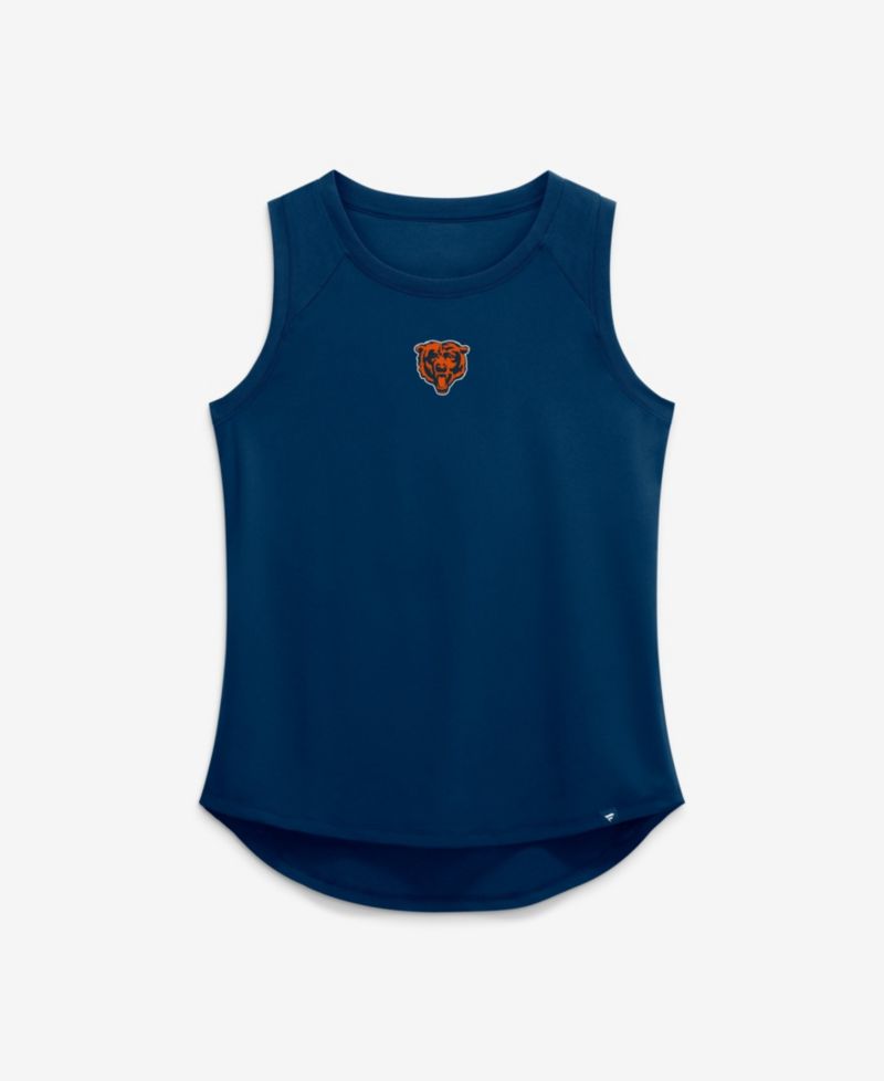 Women's Chicago Bears Scoop Neck Draped Mesh Back Tank Top