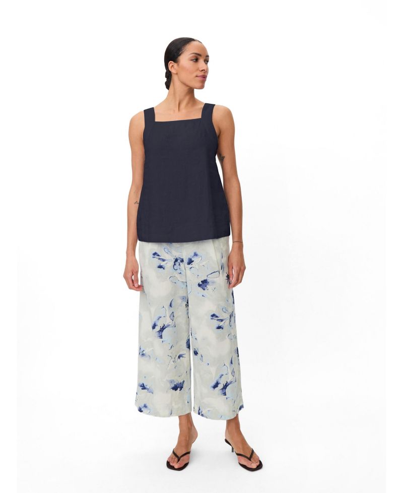 Women's Madisa Linen Square Neck Top