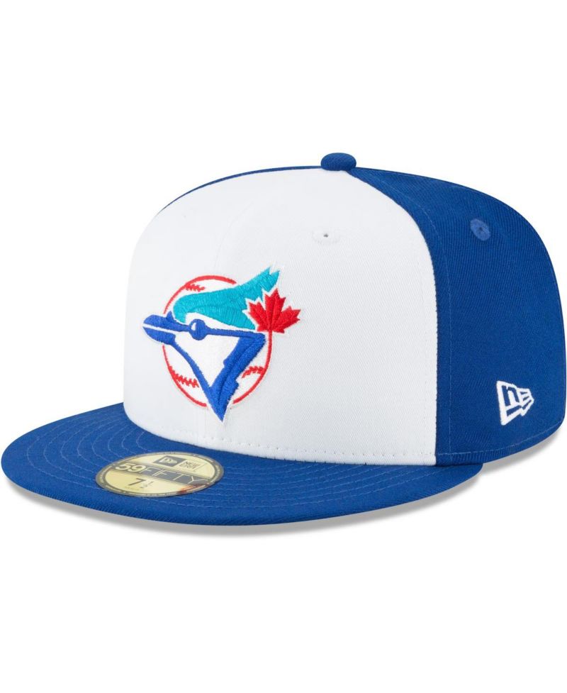 Men's White Toronto Blue Jays Cooperstown Collection Wool 59FIFTY Fitted Hat