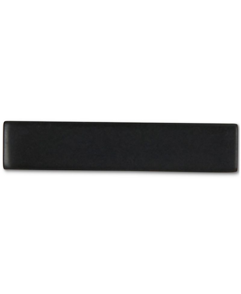 Men's Solid Black 1" Tie Bar