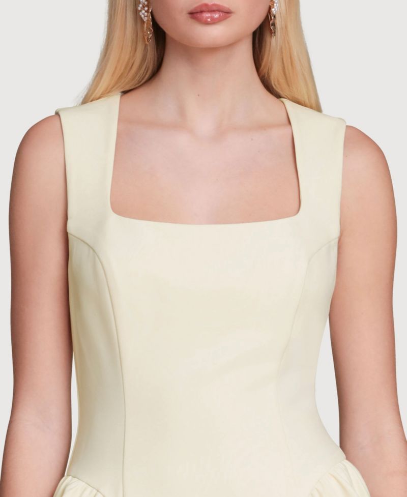 Women's Sculpted Flounce Mini Dress