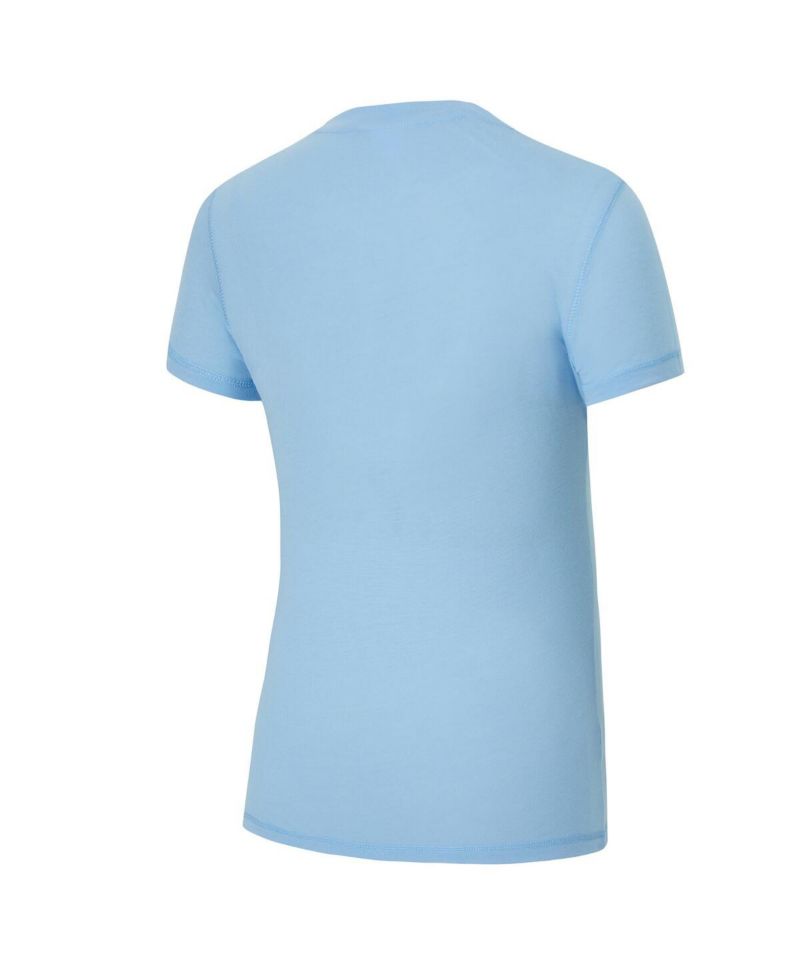 Women's 2-Piece Powder Blue/Navy Los Angeles Chargers Avondale T-Shirt and Pants Flannel PJ Set