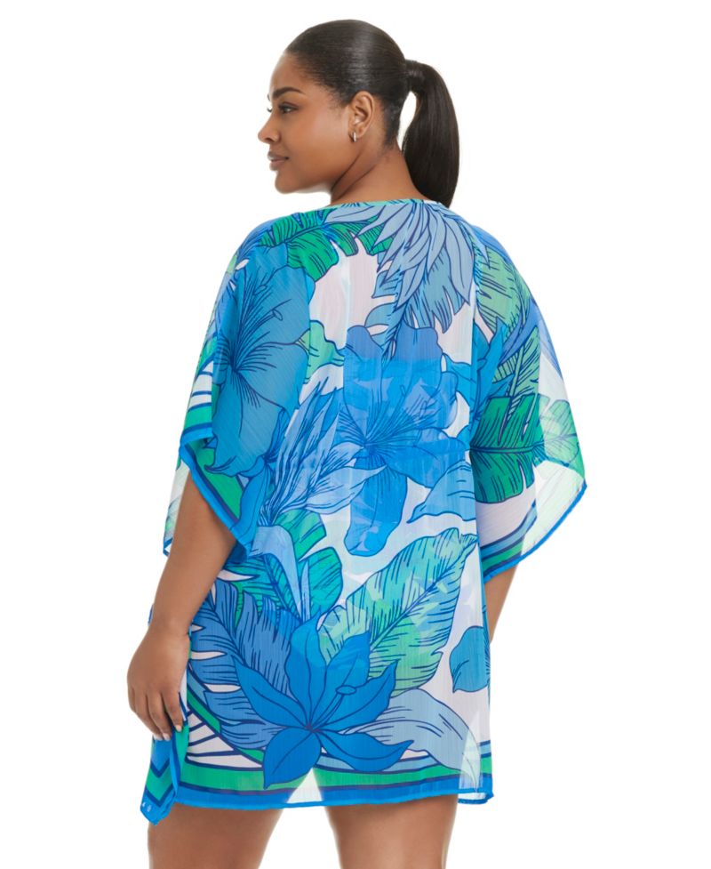 Plus Size Bellissimo Cover-Up Swim Caftan