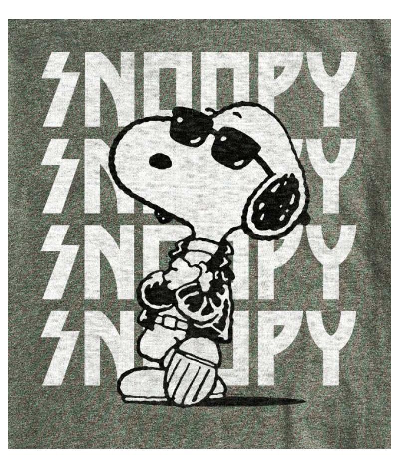 Hybrid Apparel Snoopy Rock Name Repeat Men's Short Sleeve Tee