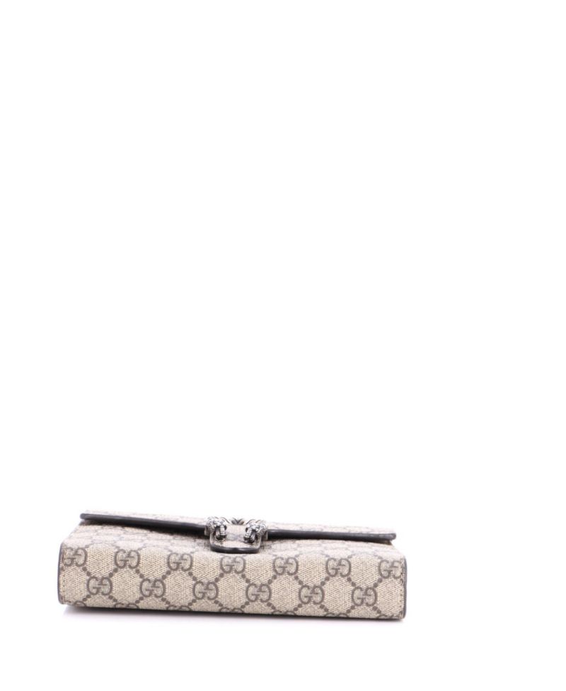 Small Dionysus Chain Wallet GG Coated Canvas