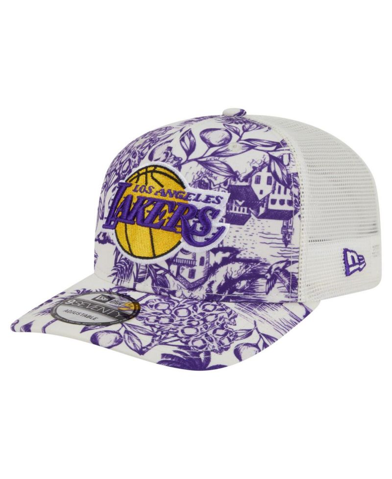 Men's White Los Angeles Lakers Lemon Tree 9SEVENTY Adjustable Hat
