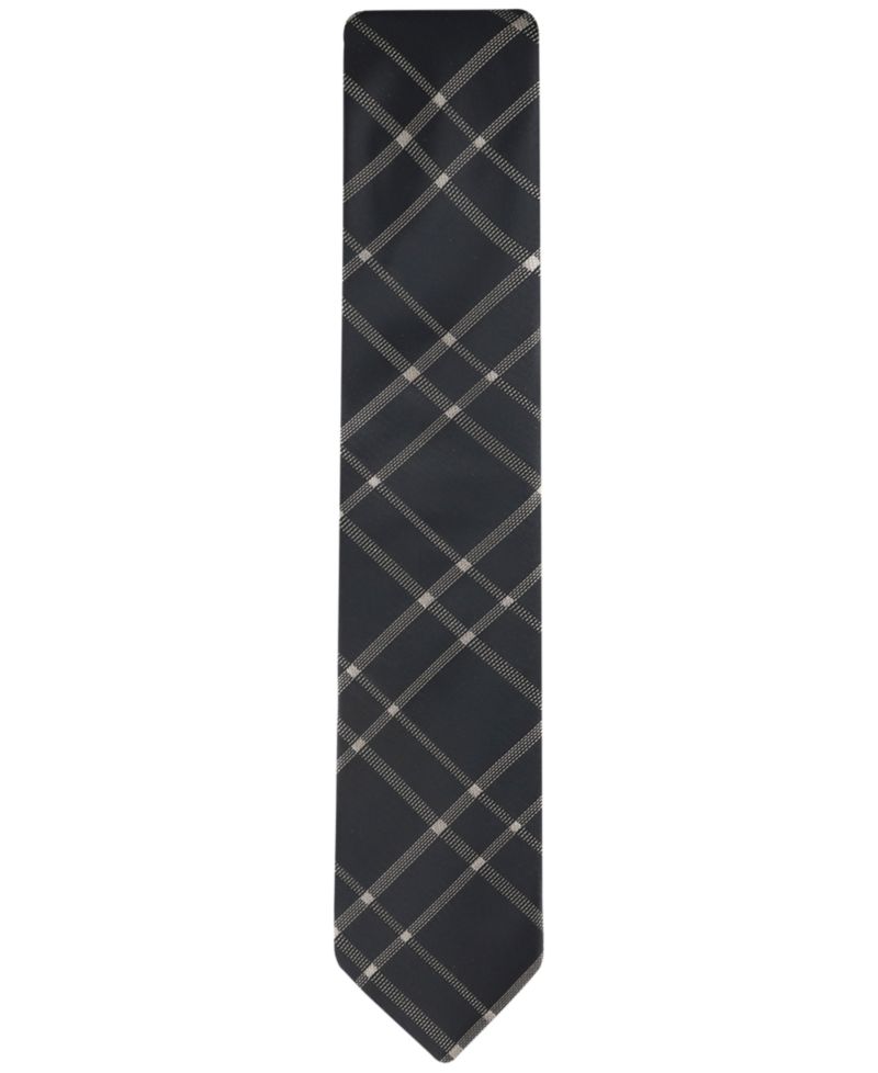 Men's Stitch Plaid Tie