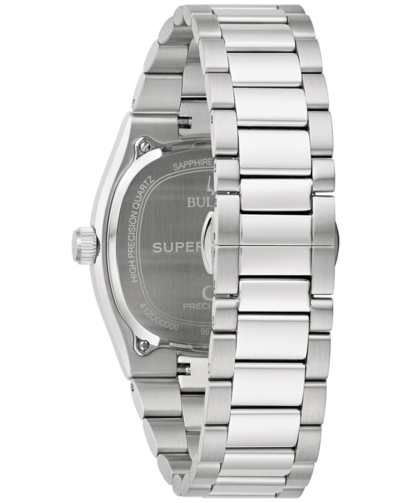 Men Super Seville Stainless Steel Bracelet Watch 38mm