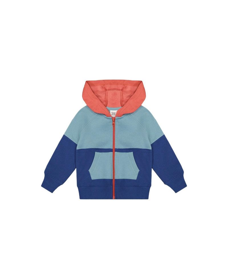 Little Boys 6 - 8 Full Zip Hooded Fleece Jacket