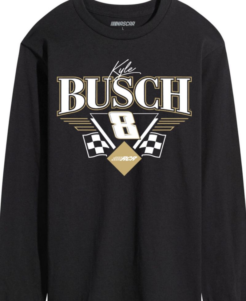 Men's NASCAR Kyle Busch 8 Long Sleeve T-Shirt